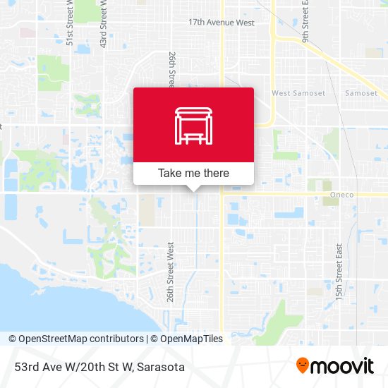 Mapa de 53rd Ave W/20th St W