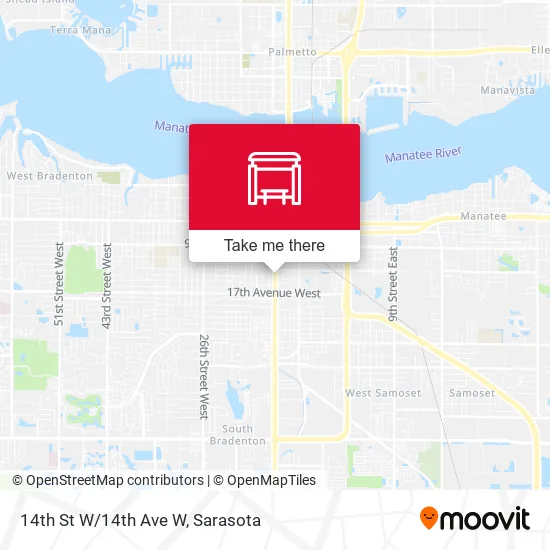 14th St W/14th Ave W map