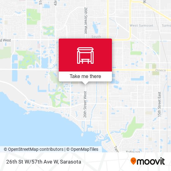 Mapa de 26th St W/57th Ave W
