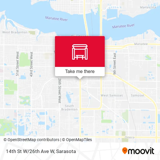 14th St W/26th Ave W map