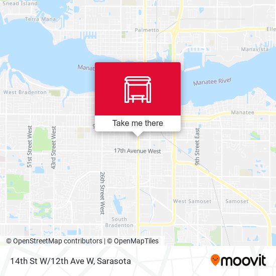 14th St W/12th Ave W map