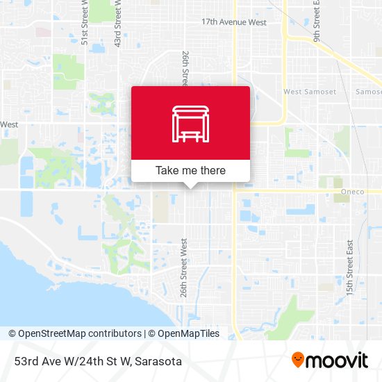 Mapa de 53rd Ave W/24th St W