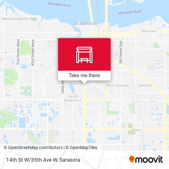 Mapa de 14th St W/35th Ave W