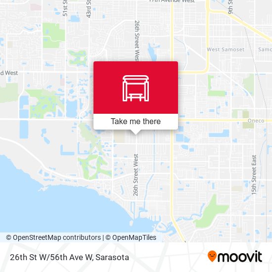 Mapa de 26th St W/56th Ave W