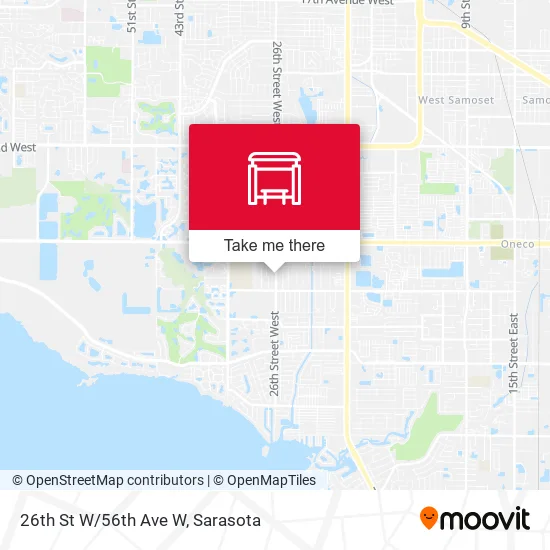 26th St W/56th Ave W map