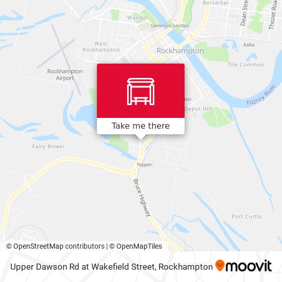 Upper Dawson Rd at Wakefield Street map