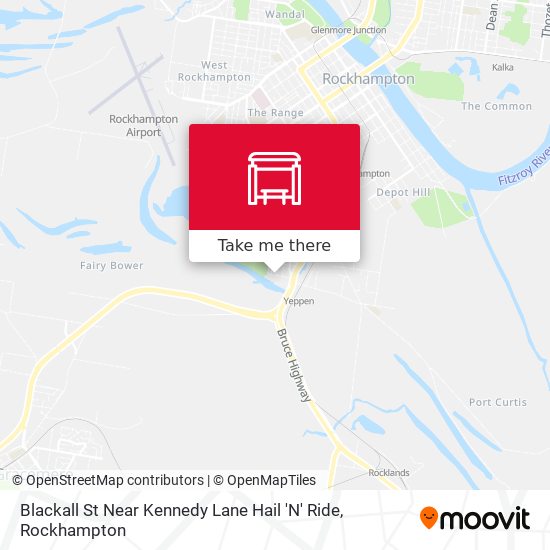 Blackall St Near Kennedy Lane Hail 'N' Ride map