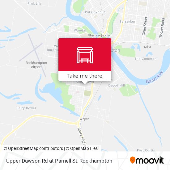 Upper Dawson Rd at Parnell St map