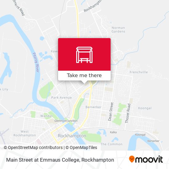 Mapa Main Street at Emmaus College