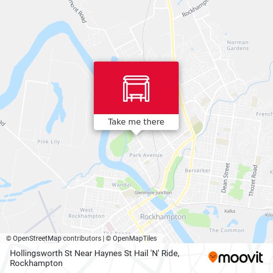 Hollingsworth St Near Haynes St Hail 'N' Ride map
