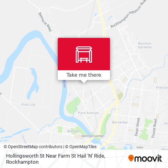 Hollingsworth St Near Farm St Hail 'N' Ride map