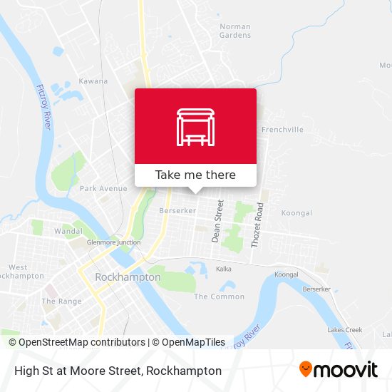 High St at Moore Street map