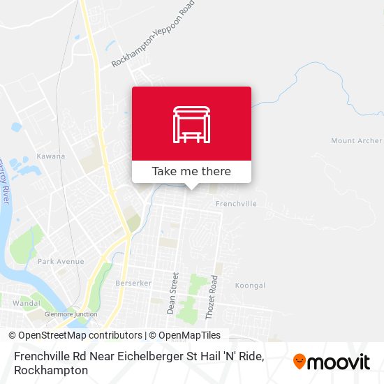 Mapa Frenchville Rd Near Eichelberger St Hail 'N' Ride