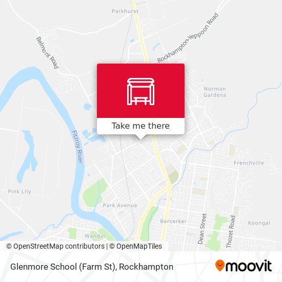 Mapa Glenmore School (Farm St)