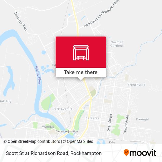 Scott St at Richardson Road map