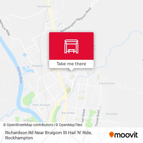 Richardson Rd Near Bruigom St Hail 'N' Ride map