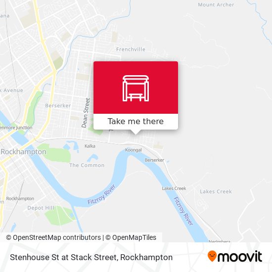 Stenhouse St at Stack Street map