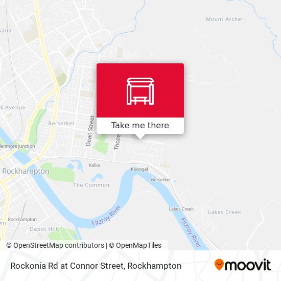 Rockonia Rd at Connor Street map