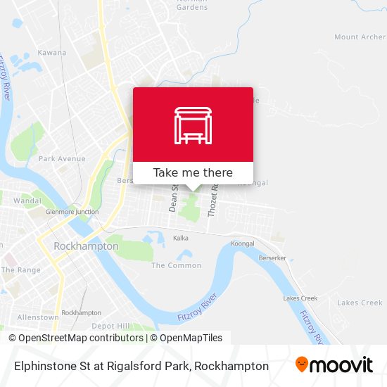 Elphinstone St at Rigalsford Park map