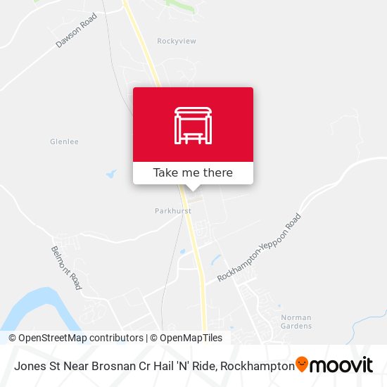 Jones St Near Brosnan Cr Hail 'N' Ride map