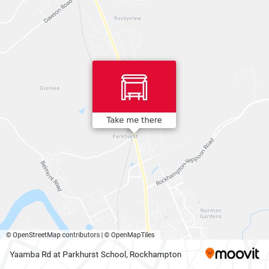 Yaamba Rd at Parkhurst School map