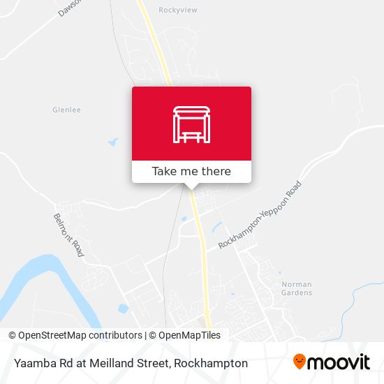Mapa Yaamba Rd at Meilland Street