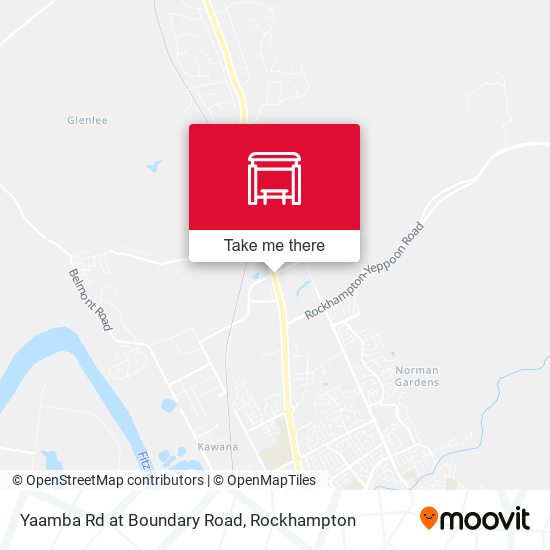 Yaamba Rd at Boundary Road map