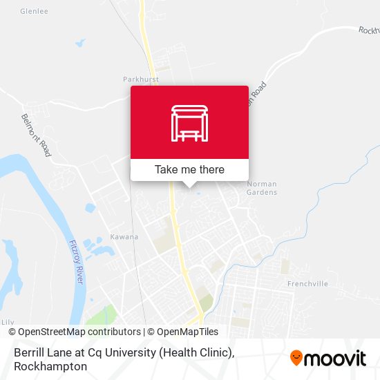 Berrill Lane at Cq University (Health Clinic) map