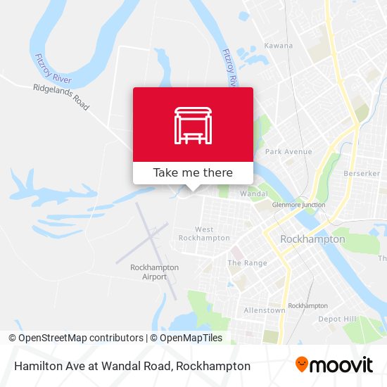 Mapa Hamilton Ave at Wandal Road