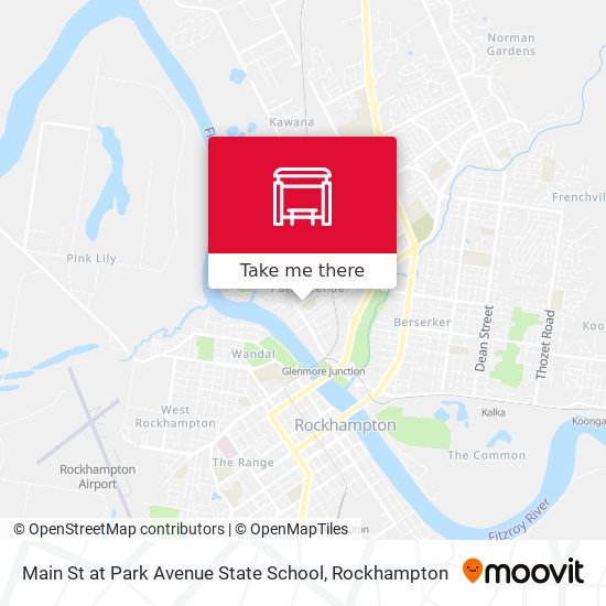 Mapa Main St at Park Avenue State School