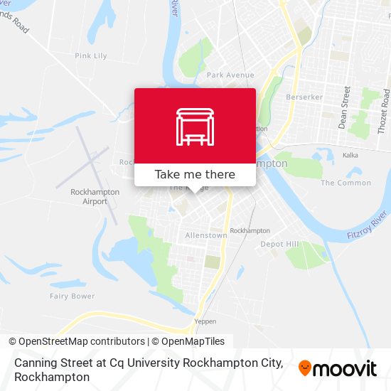 Cqu Rockhampton Campus Map How To Get To Canning Street At Cq University In Rockhampton By Bus?