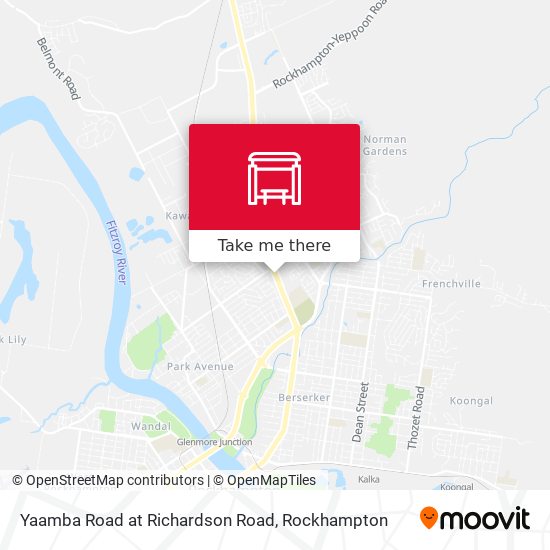 Yaamba Road at Richardson Road map