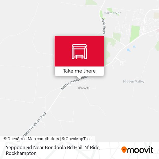 Mapa Yeppoon Rd Near Bondoola Rd Hail 'N' Ride