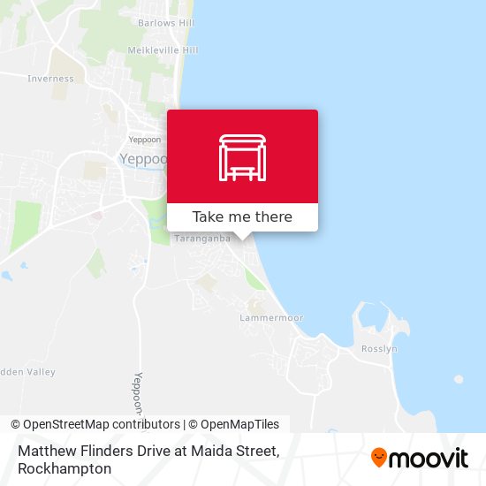 Mapa Matthew Flinders Drive at Maida Street