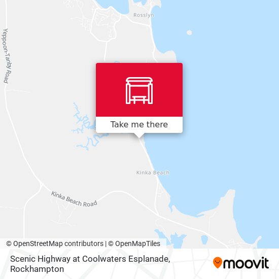 Mapa Scenic Highway at Coolwaters Esplanade