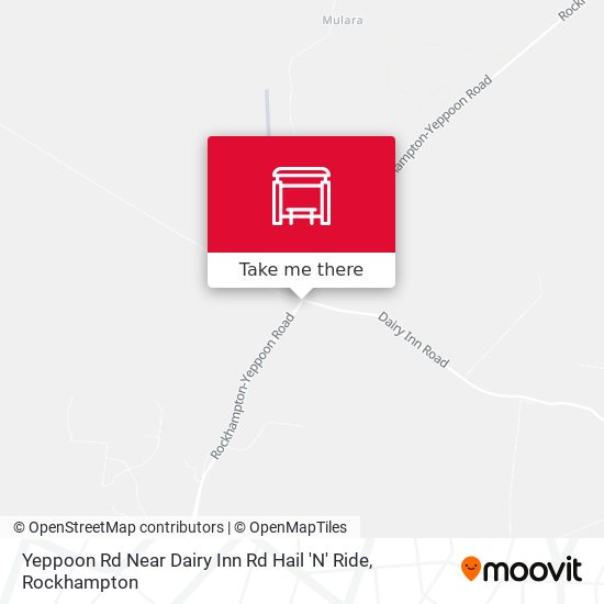 Yeppoon Rd Near Dairy Inn Rd Hail 'N' Ride map