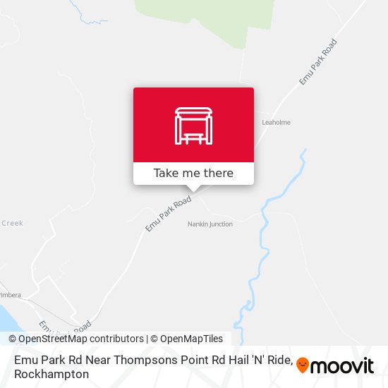 Emu Park Rd Near Thompsons Point Rd Hail 'N' Ride map