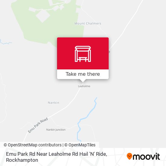 Emu Park Rd Near Leaholme Rd Hail 'N' Ride map