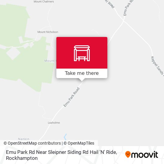 Emu Park Rd Near Sleipner Siding Rd Hail 'N' Ride map