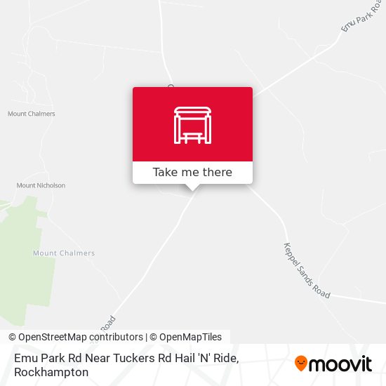 Emu Park Rd Near Tuckers Rd Hail 'N' Ride map