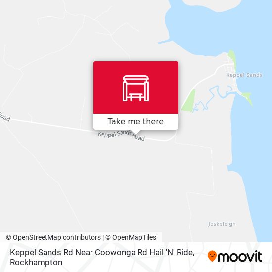 Keppel Sands Rd Near Coowonga Rd Hail 'N' Ride map