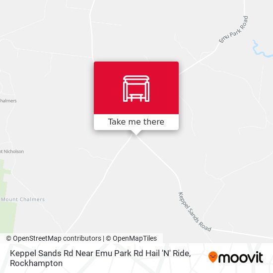 Keppel Sands Rd Near Emu Park Rd Hail 'N' Ride map