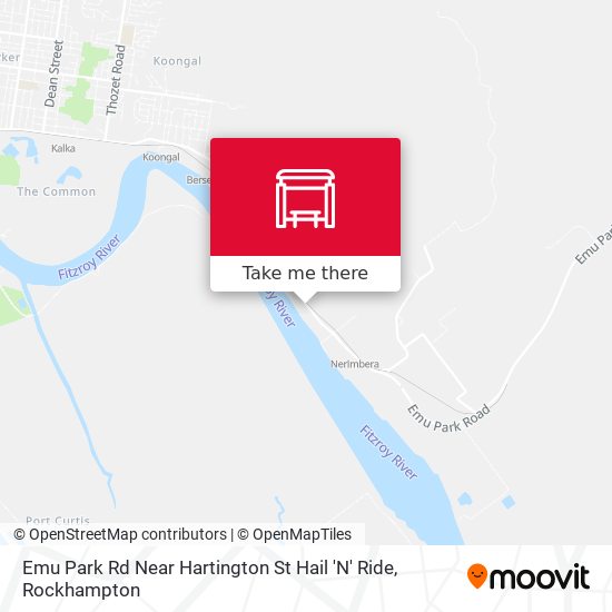 Emu Park Rd Near Hartington St Hail 'N' Ride map
