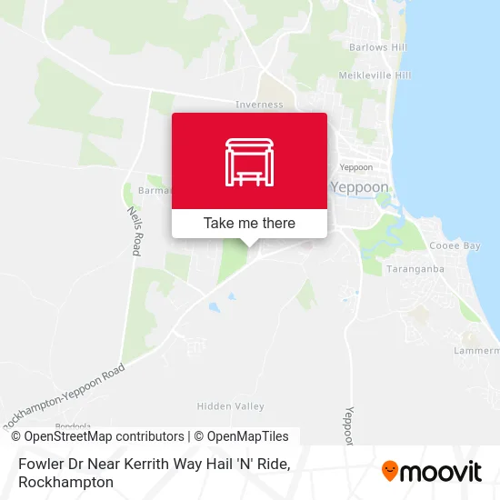 Mapa Fowler Dr Near Kerrith Way Hail 'N' Ride