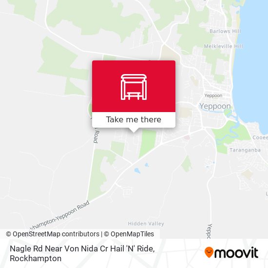 Nagle Rd Near Von Nida Cr Hail 'N' Ride map