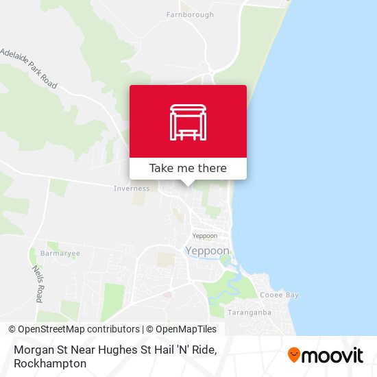 Mapa Morgan St Near Hughes St Hail 'N' Ride