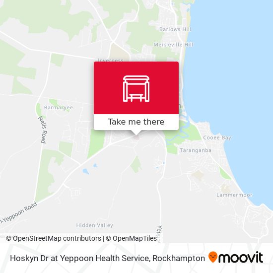 Mapa Hoskyn Dr at Yeppoon Health Service