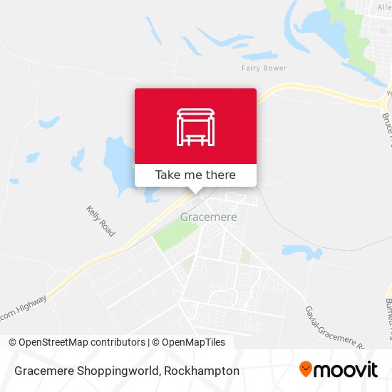 Mapa Gracemere Shoppingworld