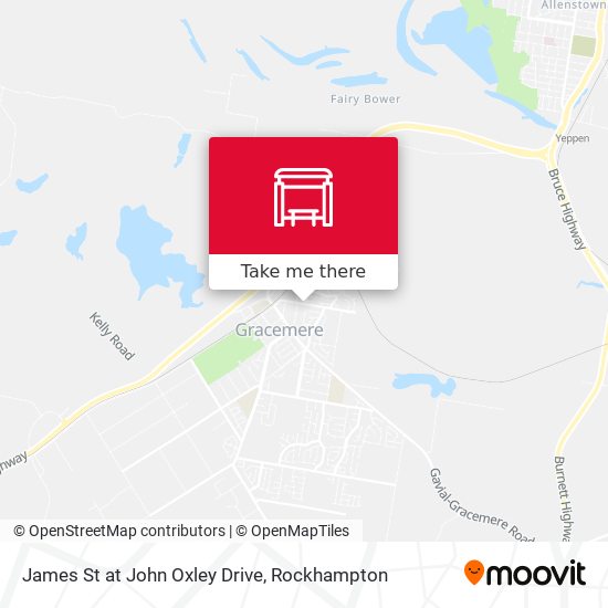Mapa James St at John Oxley Drive