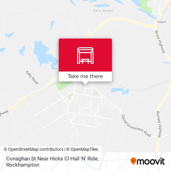 Conaghan St Near Hicks Cl Hail 'N' Ride map